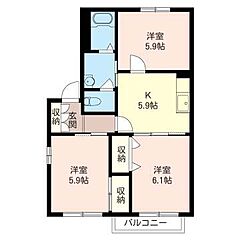 物件の間取り