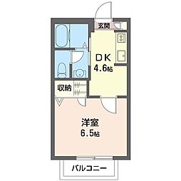 間取図画像 1DK