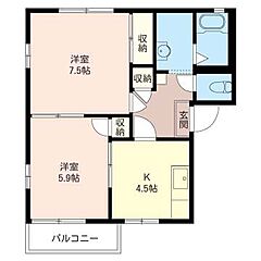 物件の間取り