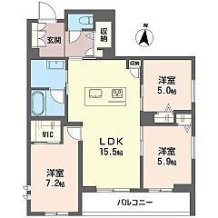 物件の間取り