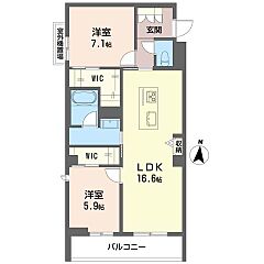 物件の間取り
