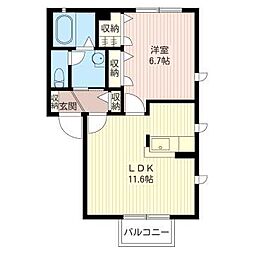 間取図画像 1LDK