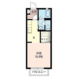 AQABAHOUSE1 ワンルームの間取図画像