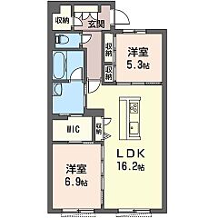 物件の間取り