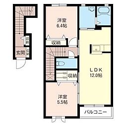 PaarWerk 2LDKの間取図画像