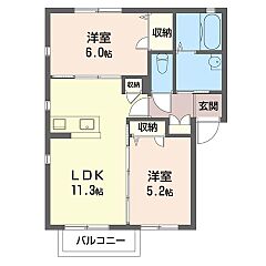 物件の間取り