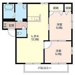 物件の間取り