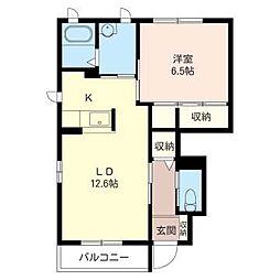 間取図画像 1LDK