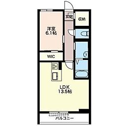 間取図画像 1LDK