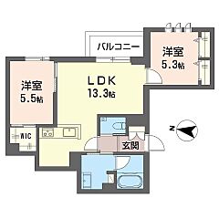 物件の間取り