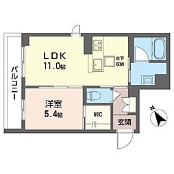 ソノルム 1LDKの間取図画像