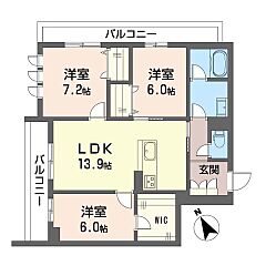 物件の間取り