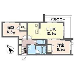ティエンポ フェリズ I 2LDKの間取図画像