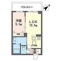 間取図画像 1LDK