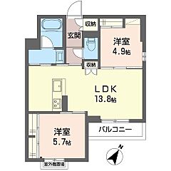 物件の間取り
