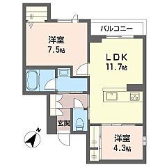 物件の間取り