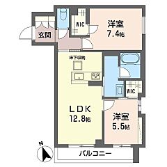 物件の間取り