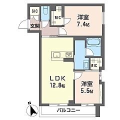 物件の間取り