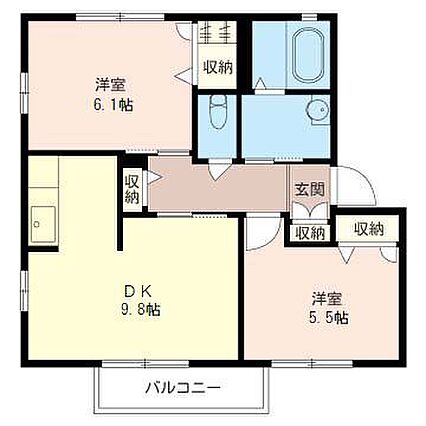 ロックウエルコートII_間取り_0
