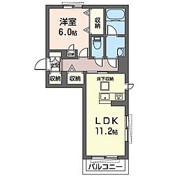 間取図画像 1LDK