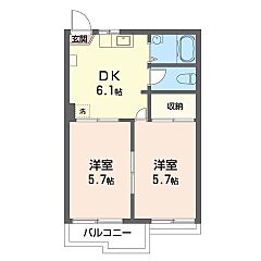 物件の間取り