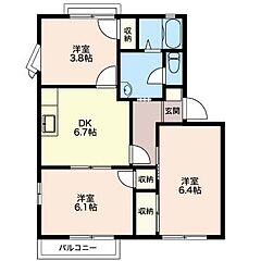 物件の間取り