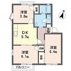 物件の間取り