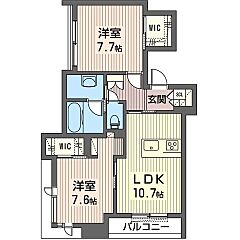 物件の間取り