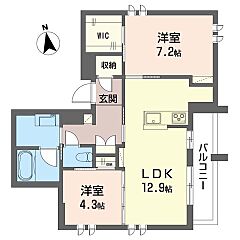 物件の間取り