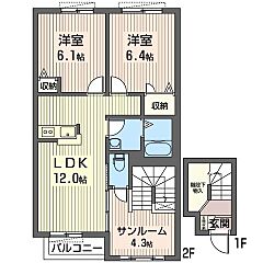 物件の間取り