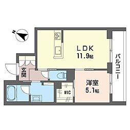 間取図画像 1LDK