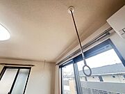 雨天・曇天時だけでなく花粉対策や防犯上、人目を避けたい洗濯物の室内干しに役立つホスクリーン付き♪伸縮も着脱も可能♪