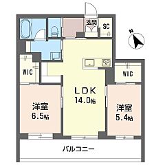 物件の間取り