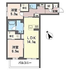 物件の間取り