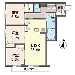 ShaMaisonM 3LDKの間取図画像