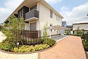 シャーメゾンガーデンズ☆5認定の外構計画。ゆったりとした敷地スペースです。