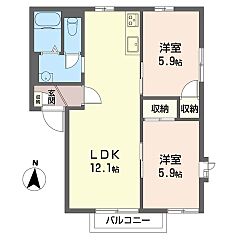 物件の間取り