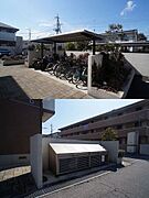 駐車場1台付（無料）♪自転車保管時の雨ざらし回避のための屋根付きサイクルポート付き♪