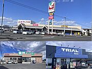 ヨークベニマル佐和店まで徒歩18分、業務スーパー・トライアルボックスまで徒歩19分です。