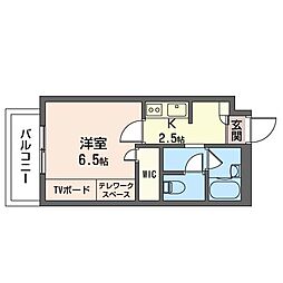 tymhouse 1Kの間取図画像