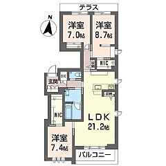 物件の間取り
