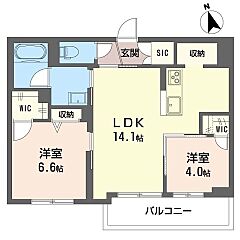 物件の間取り