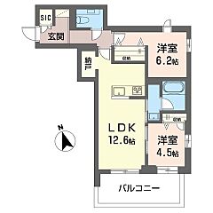 物件の間取り