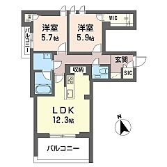 物件の間取り