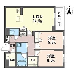 物件の間取り