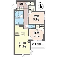 物件の間取り