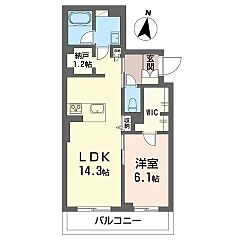 物件の間取り