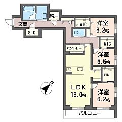 物件の間取り