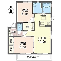 物件の間取り