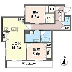 物件の間取り